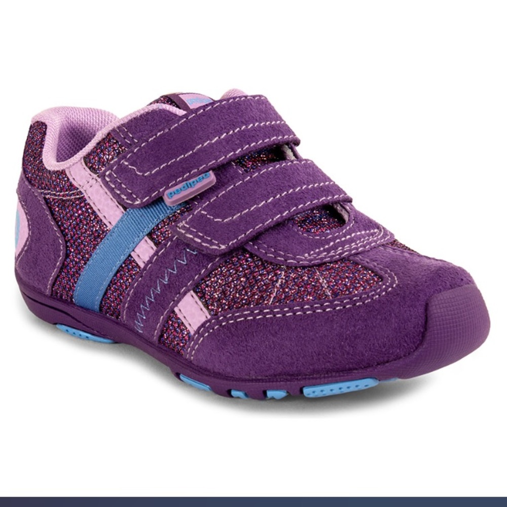 Pediped Flex Gehrig Purple Lily Tennis Shoes 👟